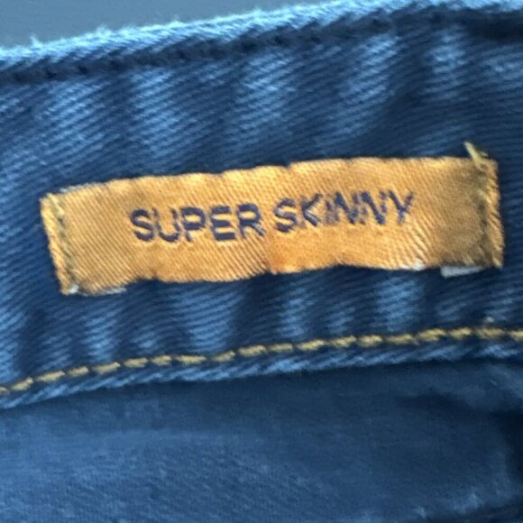 Tory Burch Women's 32 Super Skinny Jeans Low Rise Indigo Inseam 28.25" EUC Y2K - Picture 12 of 16
